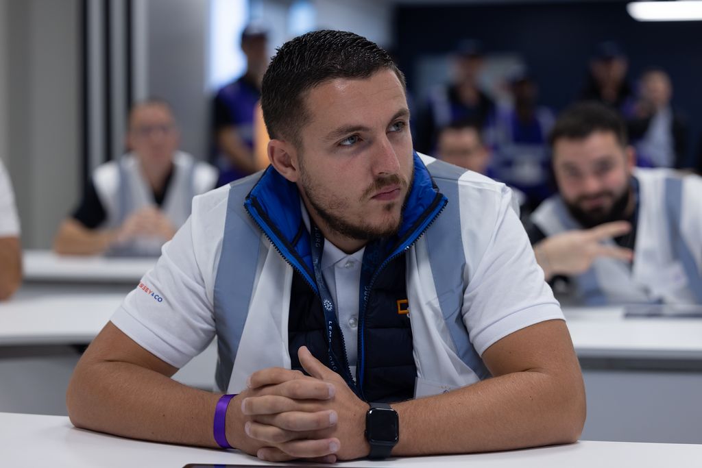 Quentin Martinet, conducteur DUPESSEY&CO lors de la finale 2025 du trophée des routiers.